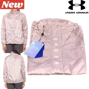 ☔️RARE/UNIQUE 🆕 Under Armour storm technology Iridescent pink logo